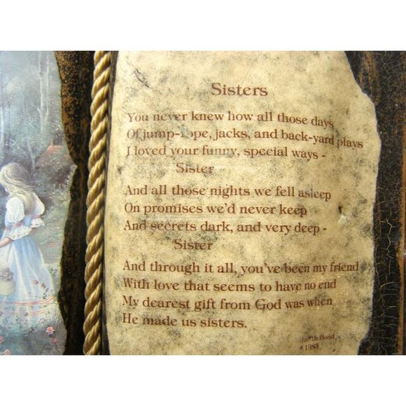 Altered Book, Dedication "To My Sister", Decorative Decoupageed Book - Picture 4 of 5
